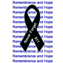 Rememberance and Hope 9/11 Ribbon