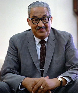 Thurgood Marshall in the Oval Office